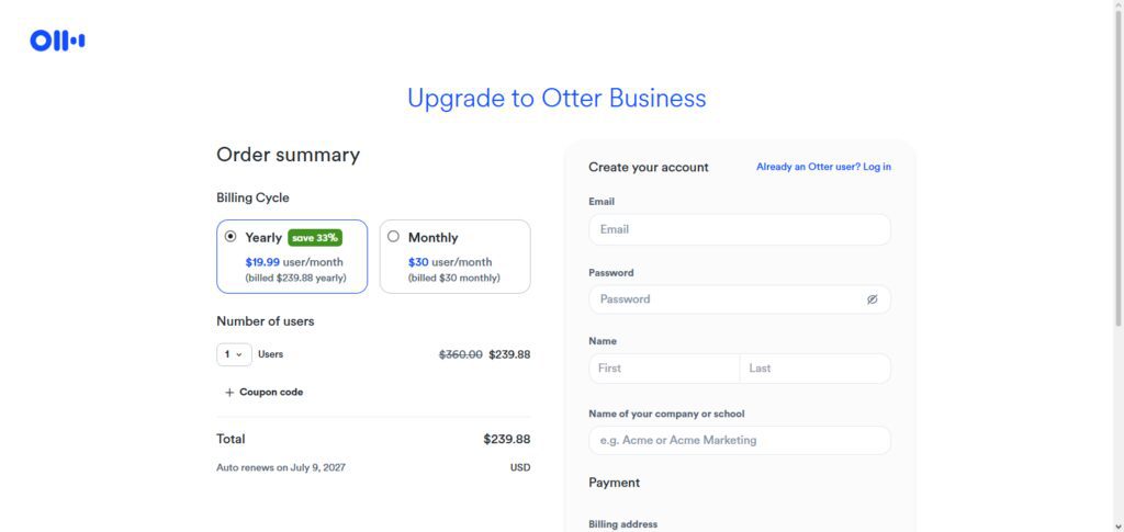 Otter.ai Business
