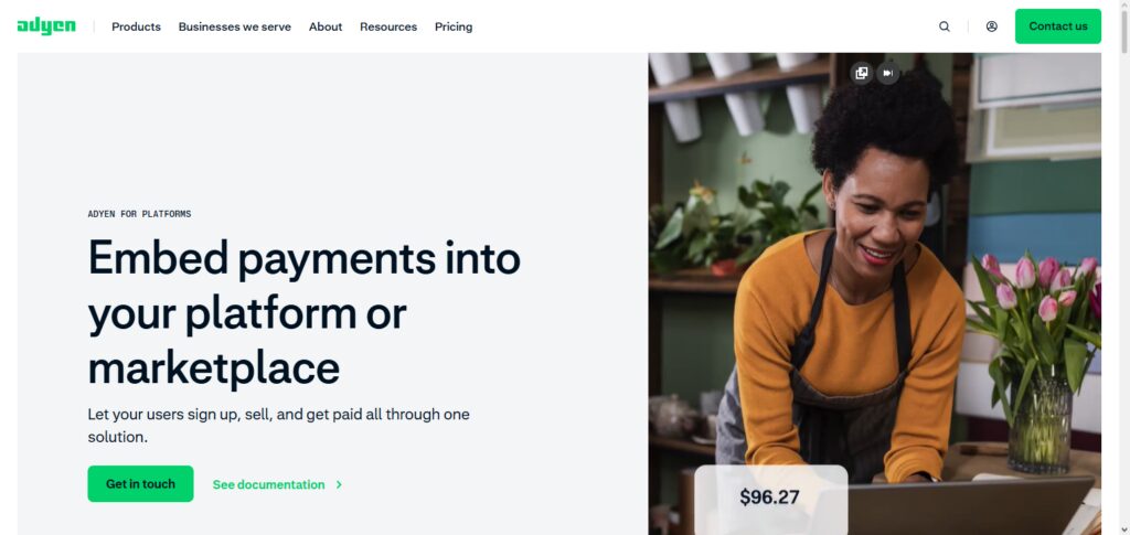Adyen MarketPay