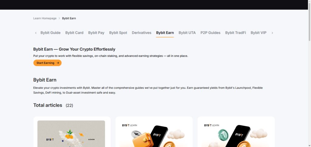 Bybit Earn
