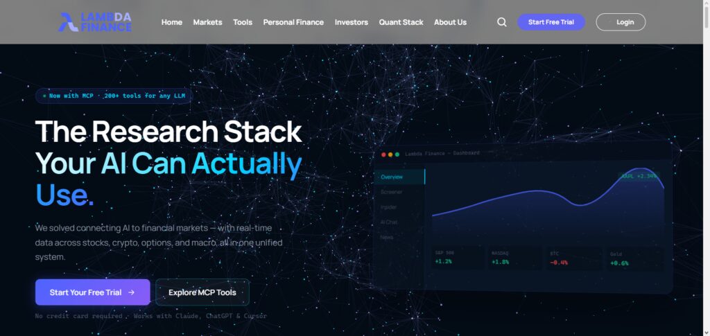Lambda Finance MCP