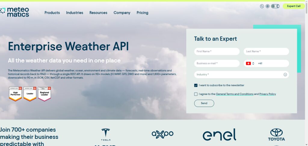 Meteomatics API