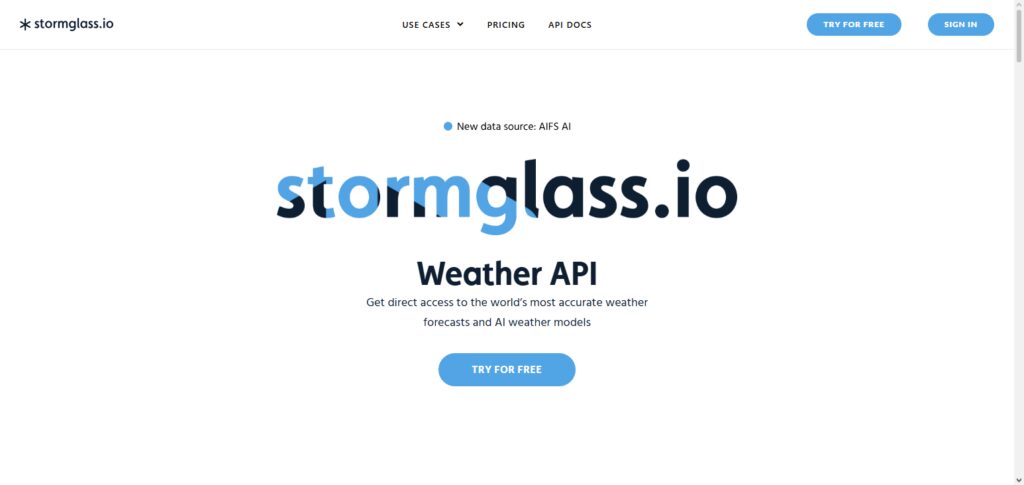 Stormglass API