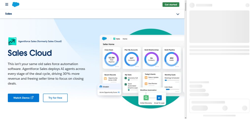 Salesforce Sales Cloud