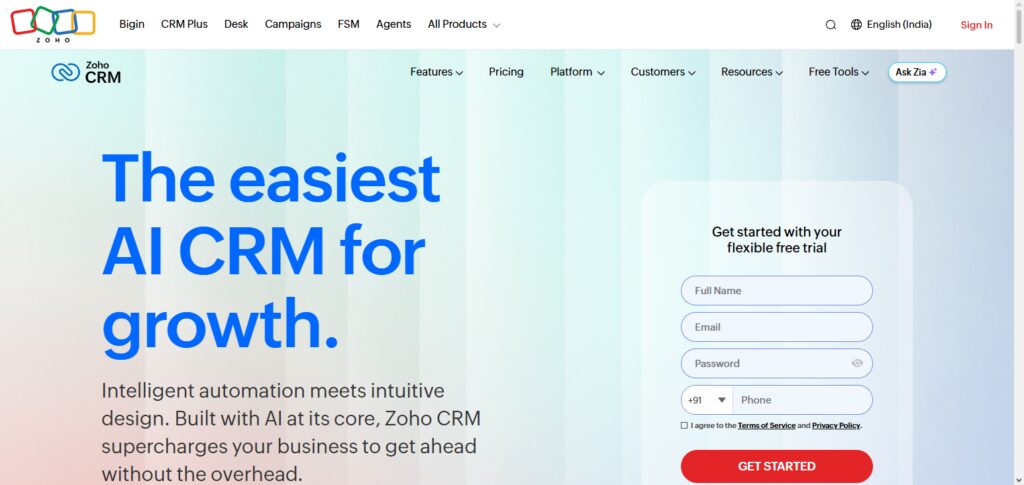 Zoho CRM