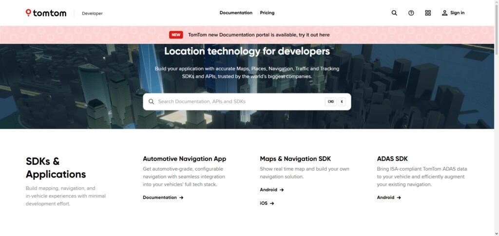  TomTom Maps API