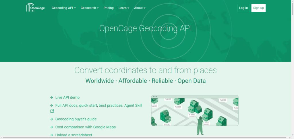  OpenCage Geocoding API