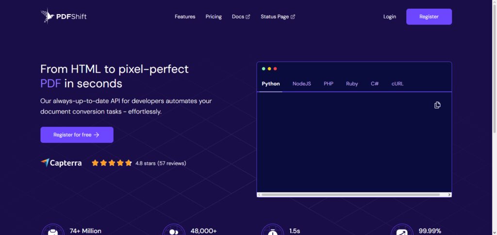 PDFShift API