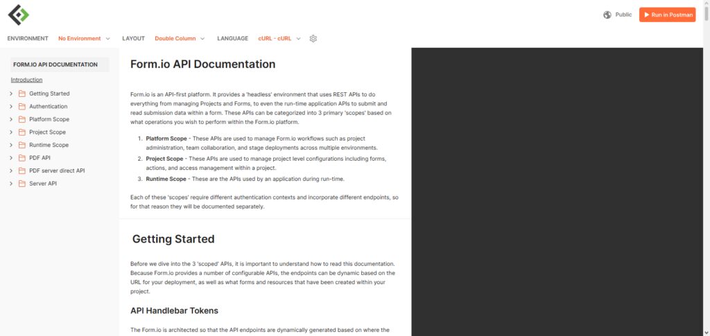 Form.io PDF API