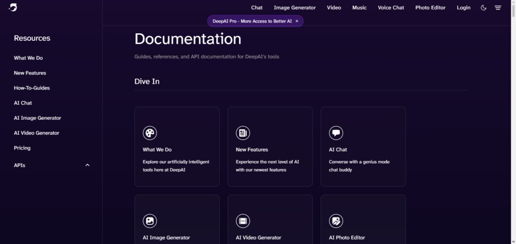 DeepAI Image Recognition API