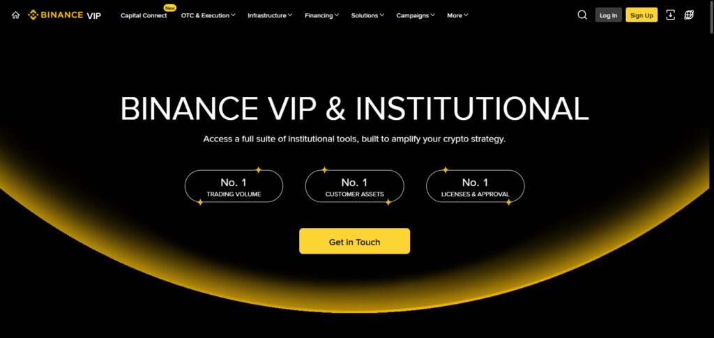 Binance Institutional