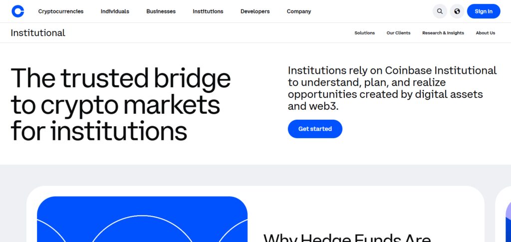 Coinbase Institutional