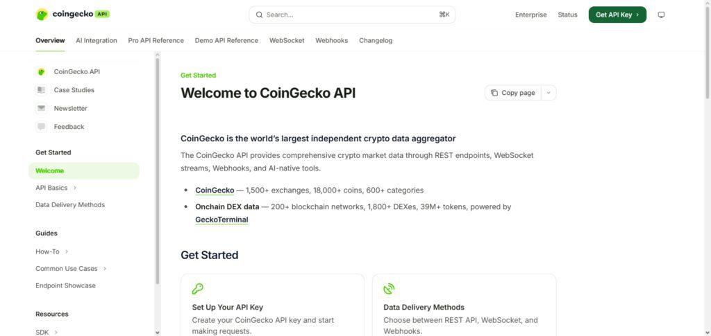 CoinGecko API