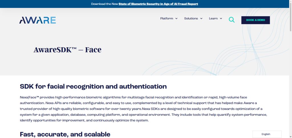 Aware Face Recognition API