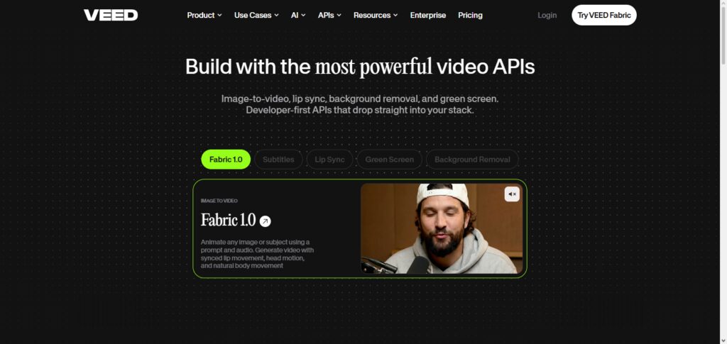 Veed.io TTS API