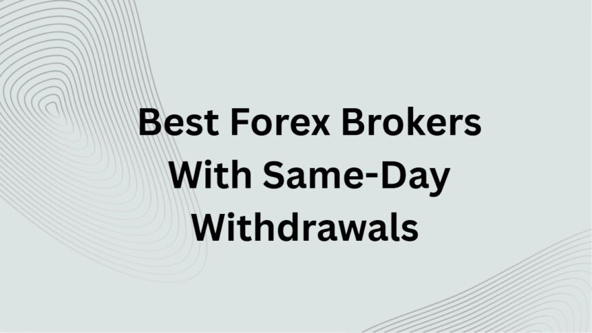 10 Best Forex Brokers With Same-Day Withdrawals (2026 Guide)