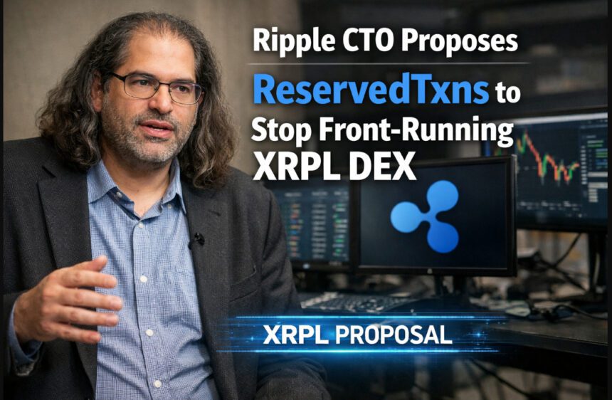 Ripple CTO Proposes ReservedTxns Stop FrontRunning XRPL DEX