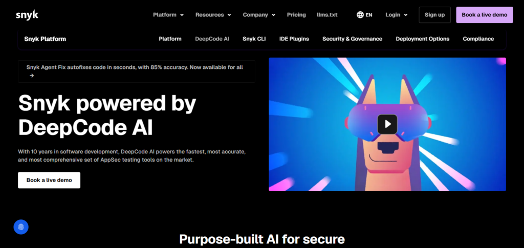  Snyk (DeepCode AI)