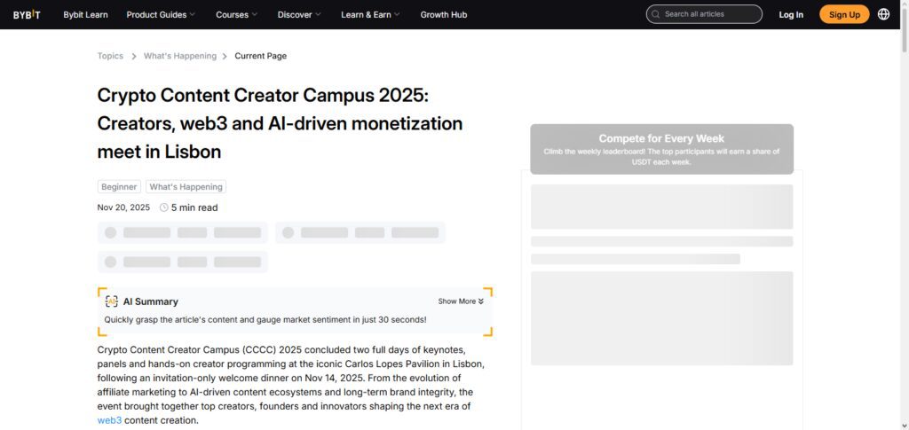 Bybit Creators