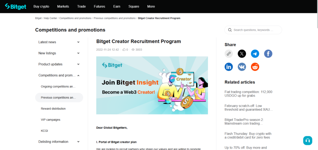 10 Best Crypto Creator Programs to Grow Your Brand in 2026 5 Bitget Creators
