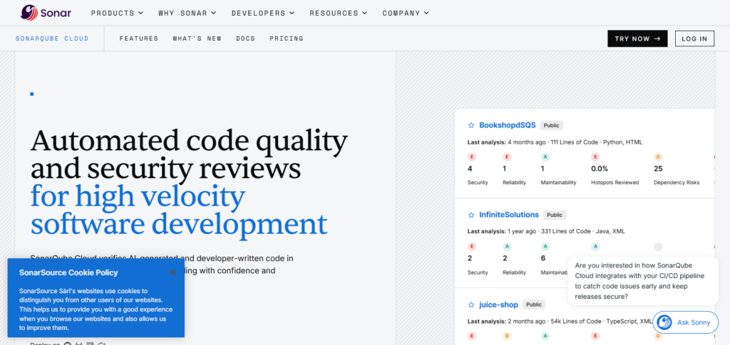 Sonar (SonarQube/SonarCloud)