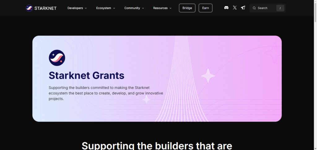 10 Best Crypto Ecosystem Grants to Fund Web3 Projects 11 StarkWare Grants