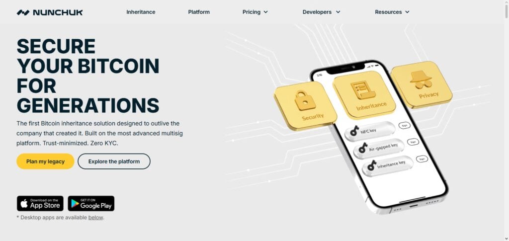 Nunchuk (Mobile/Desktop)