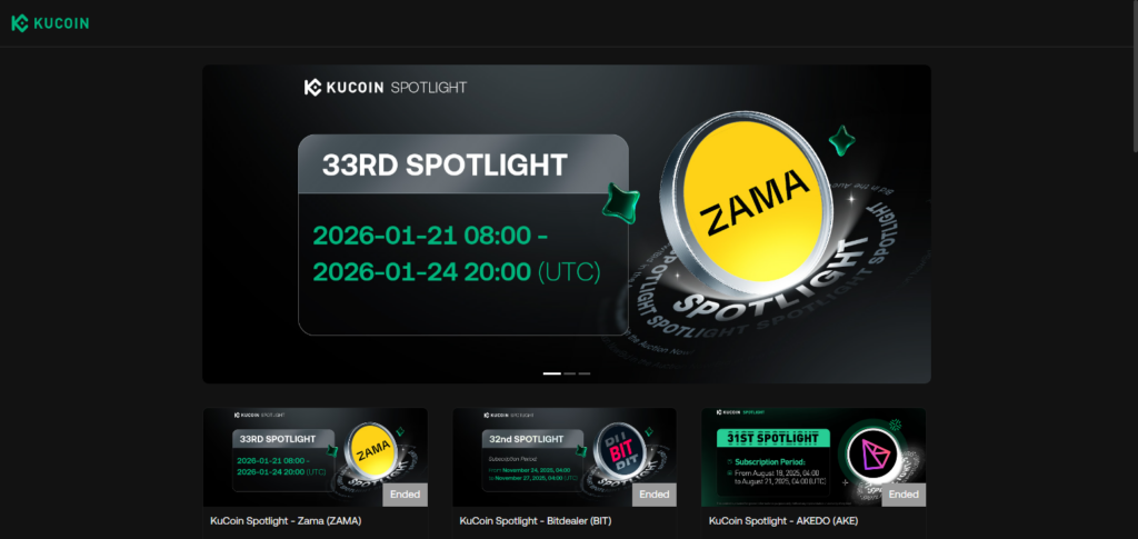KuCoin Spotlight