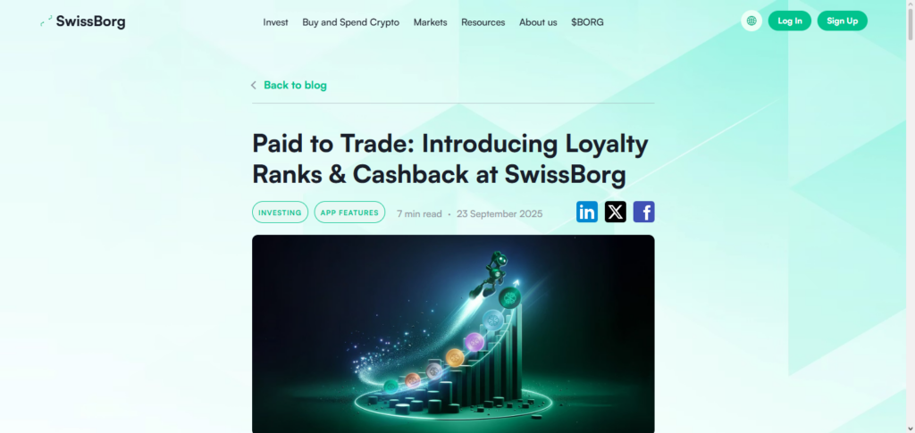 10 Best Crypto Loyalty Programs to Boost User Rewards 5 SwissBorg Loyalty
