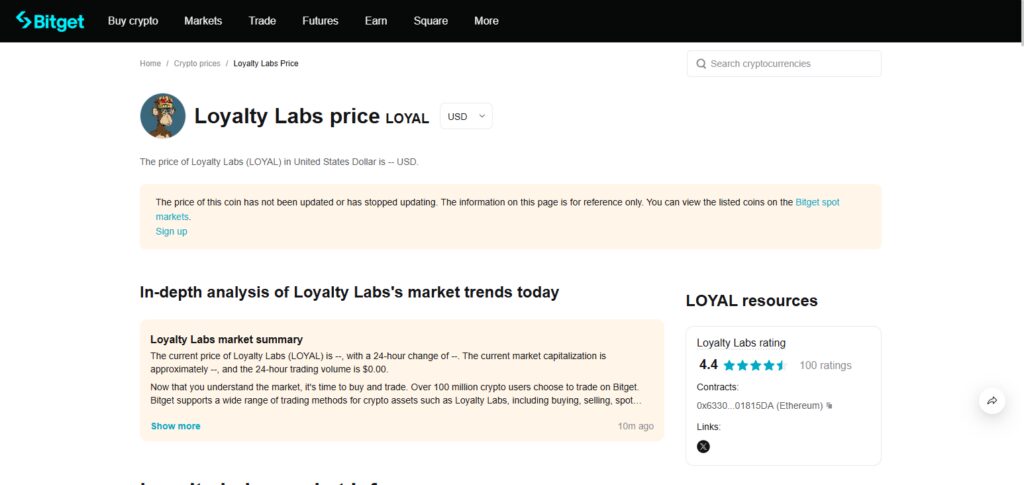 Bitget Loyalty