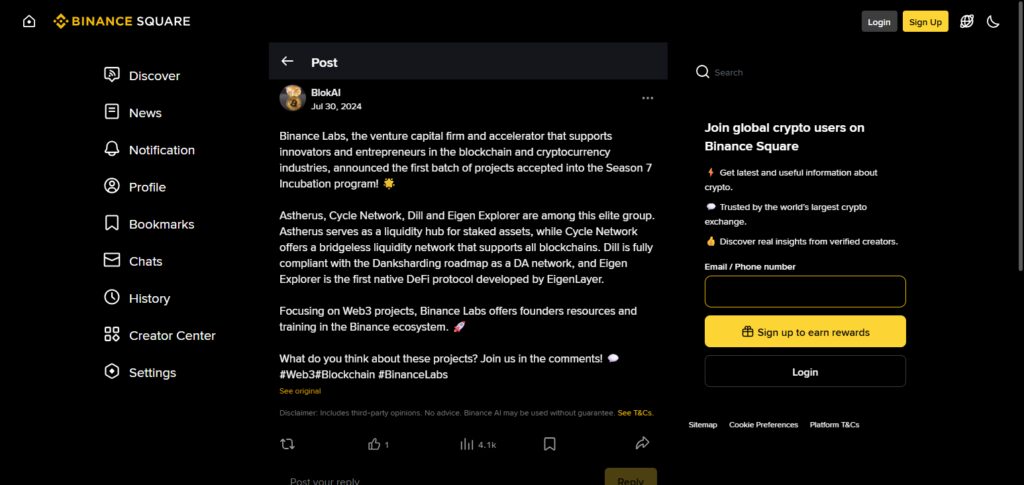 Binance Labs Accelerator