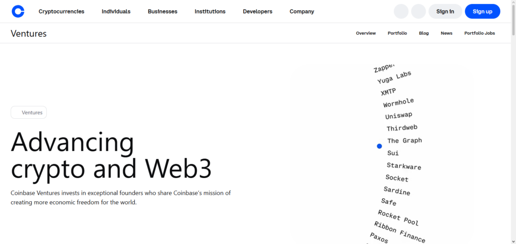 Coinbase Ventures Accelerator