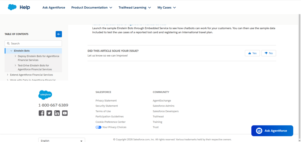  Salesforce Einstein Bots