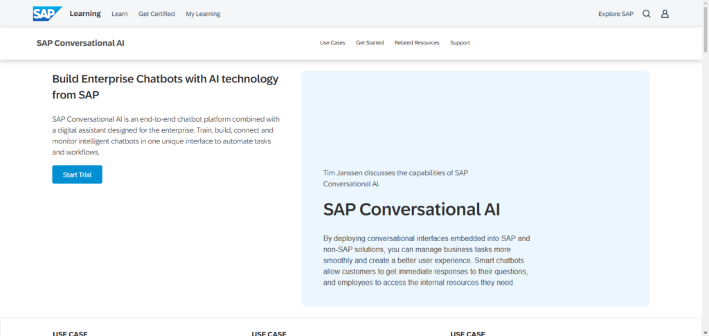 SAP Conversational AI
