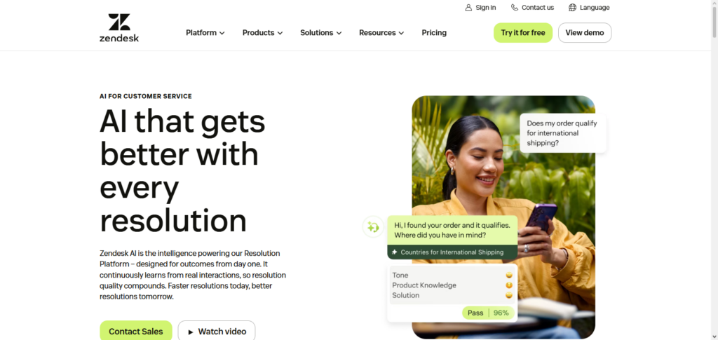 Zendesk AI
