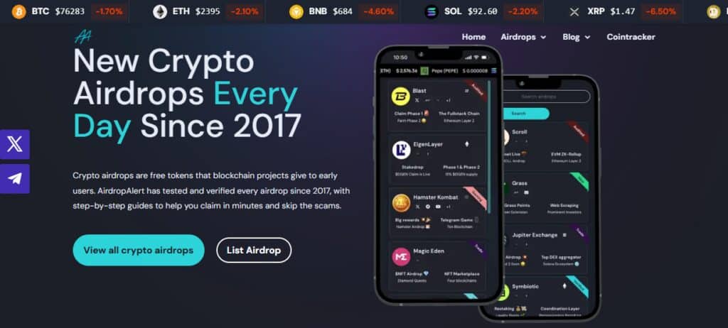 Airdrop Alert