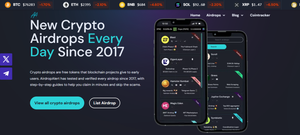 Airdrop Alert