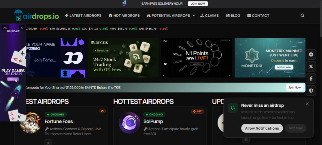  Airdrops.io