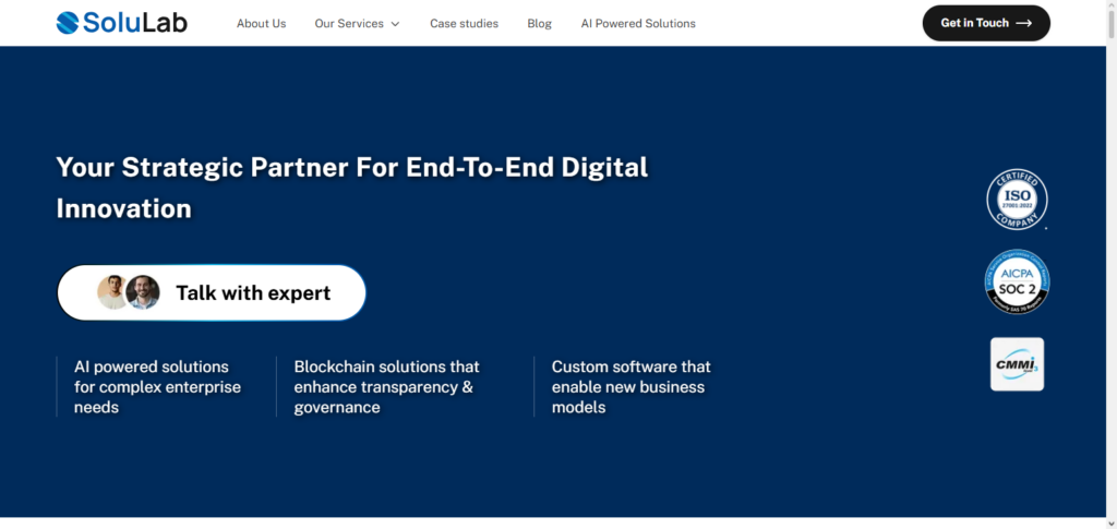 10 Best Blockchain Development Agencies in 2026 4 SoluLab