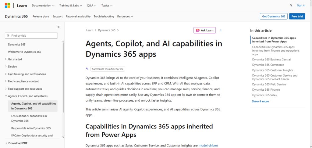 Microsoft Dynamics 365 Copilot