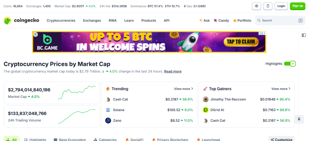 CoinGecko