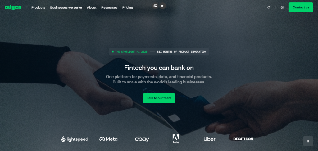 10 Best Enterprise Platforms for Global Business Payments 9 Adyen