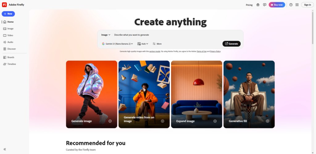 10 Best AI Platforms to Boost Marketing Campaign Result 2 Adobe Firefly