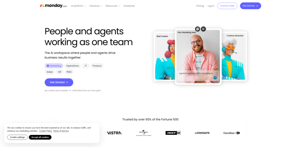 10 Best AI Platforms to Boost Marketing Campaign Result 6 monday AI Workspace