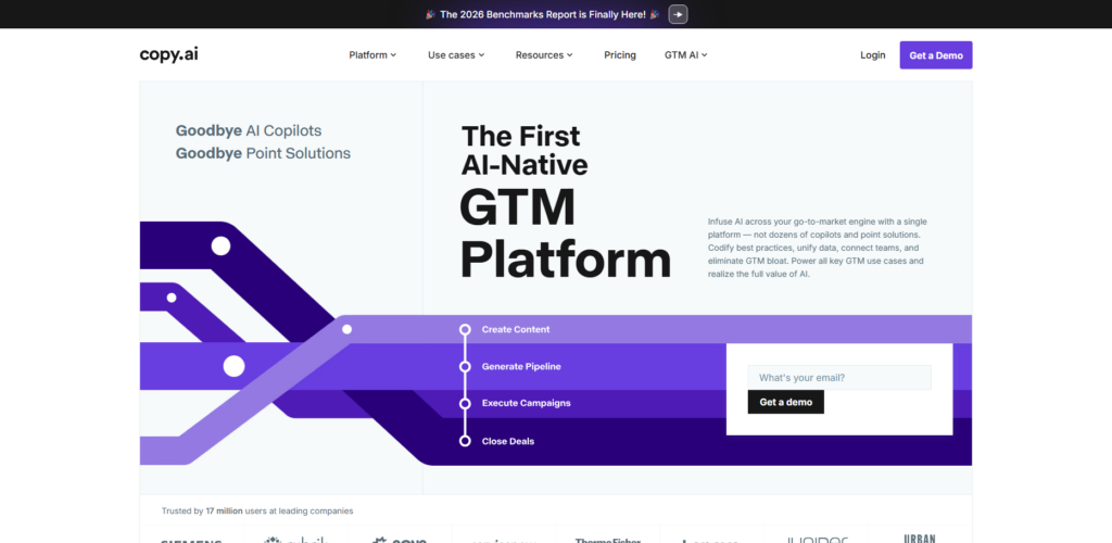 10 Best AI Platforms to Boost Marketing Campaign Result 10 Copy.ai