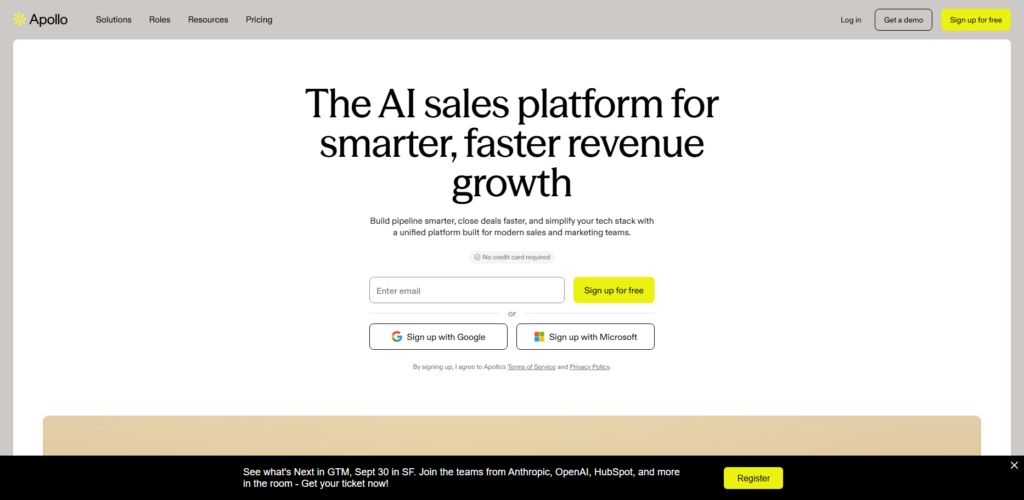 10 Best AI Sales Solutions to Close Deals Faster 5 Apollo.io