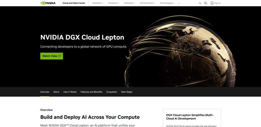  NVIDIA DGX Cloud