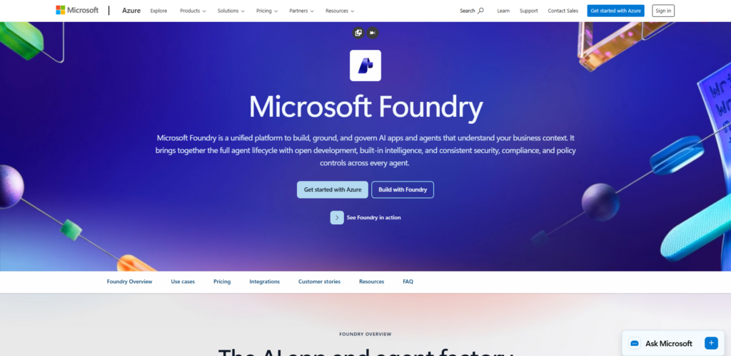 Microsoft Azure AI Foundry