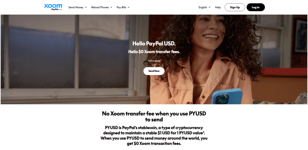 PayPal Xoom Crypto