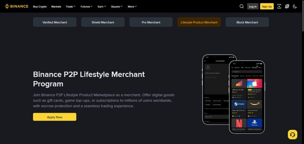 Binance Lifestyle