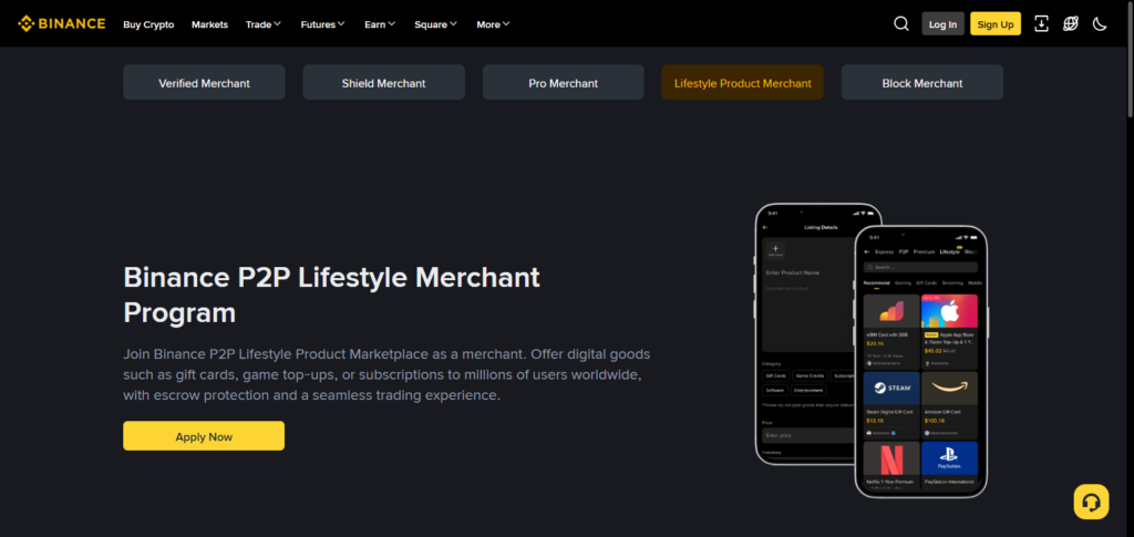 Binance Lifestyle